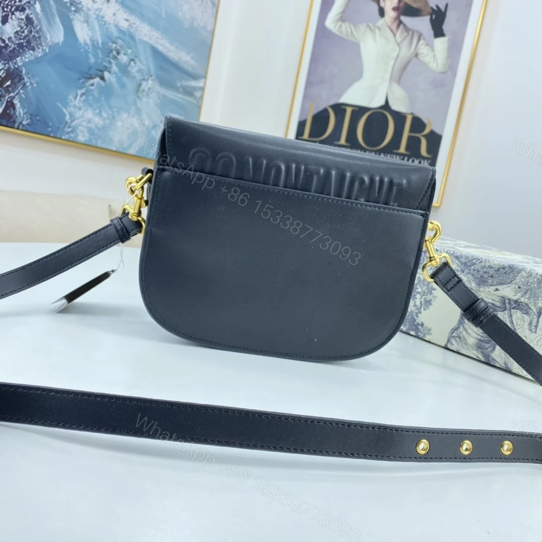 View 7 of Dior Medium Dior Bobby Bag Black Box Calfski