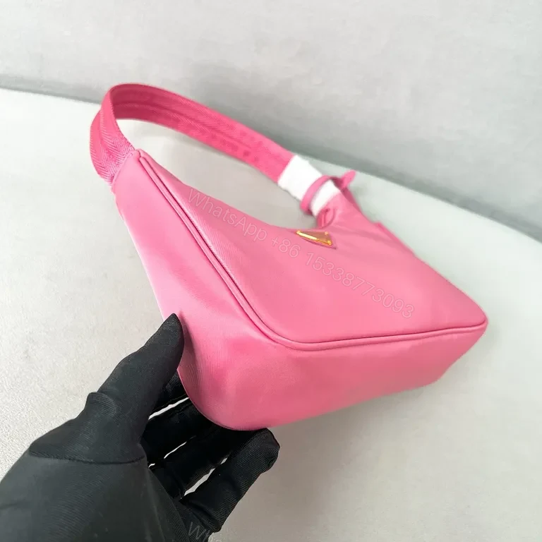 View 6 of Pink Prada-Inspired Mini Bag: Day-to-Night Luxe, Compact, Durable