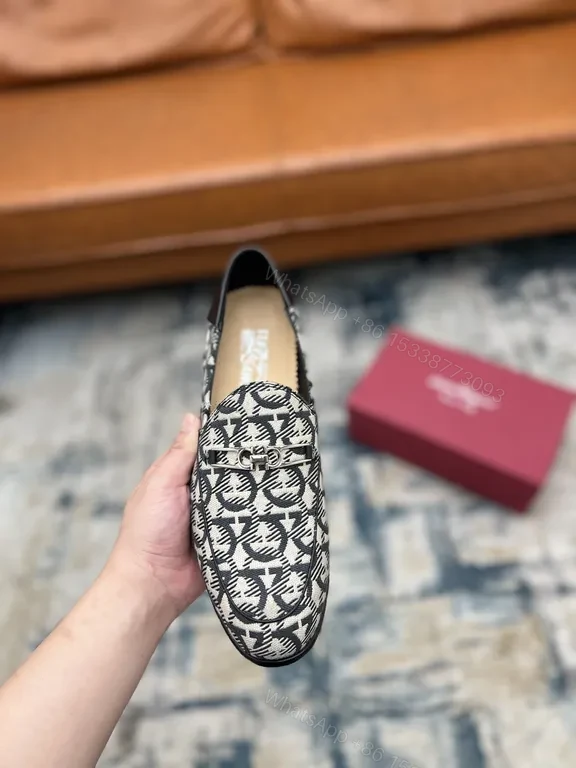 View 3 of Monogram Gancini Loafers â€“ Patterned Pattern, Polished Confidence