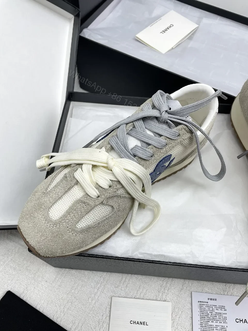 View 5 of Soft Texture Knit Sneakers: Subtle Shine, Elevated Comfort