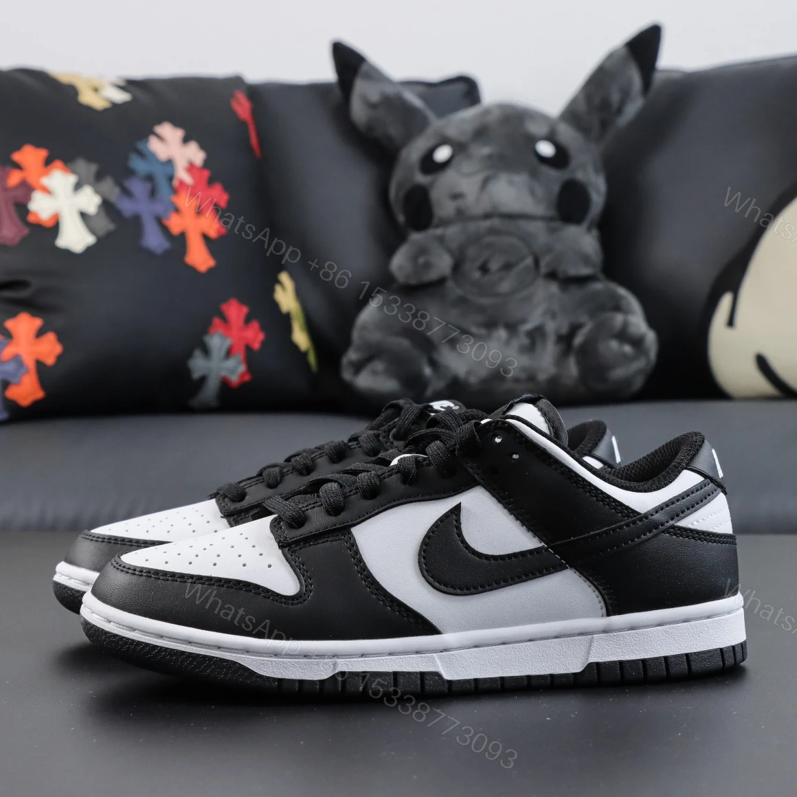 View 8 of Nike Dunk Low Retro White Black Panda Reps