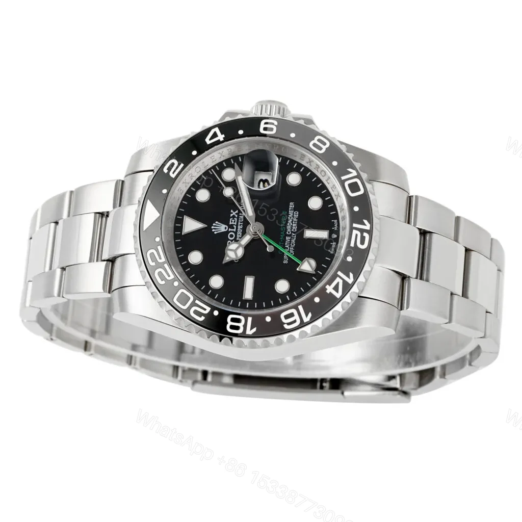 View 4 of Replica Rolex GMT-Master II 126710GRNR “Bruce Wayne” Oyster