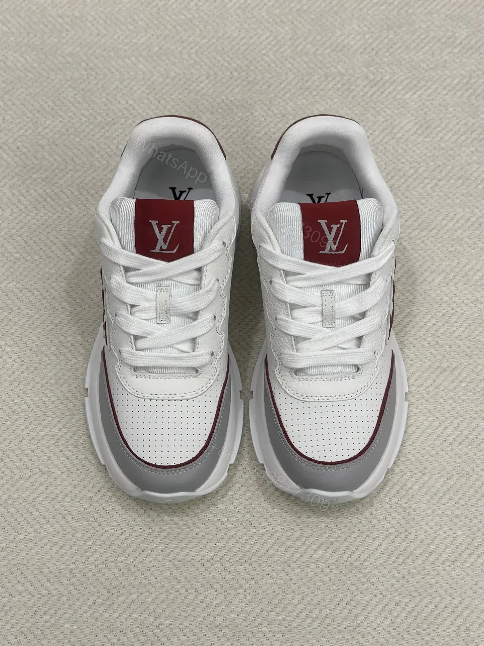 View 3 of Sleek Leather Trainer: Modern Comfort, Luxury-Inspired ESG Sneaker