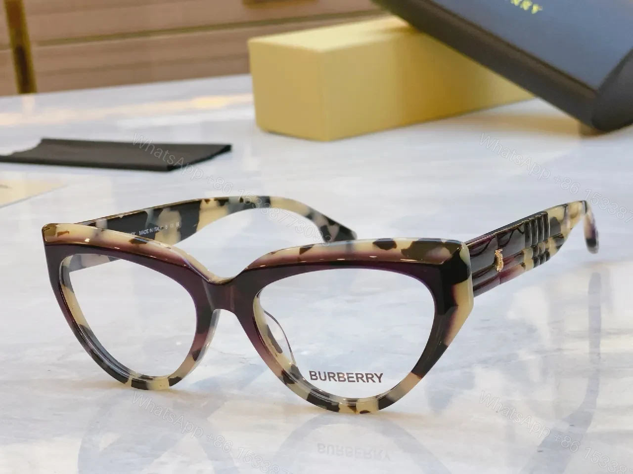 View 6 of Sculpted Cat-Eye Frames: Luxe Black Acetate Sunglasses