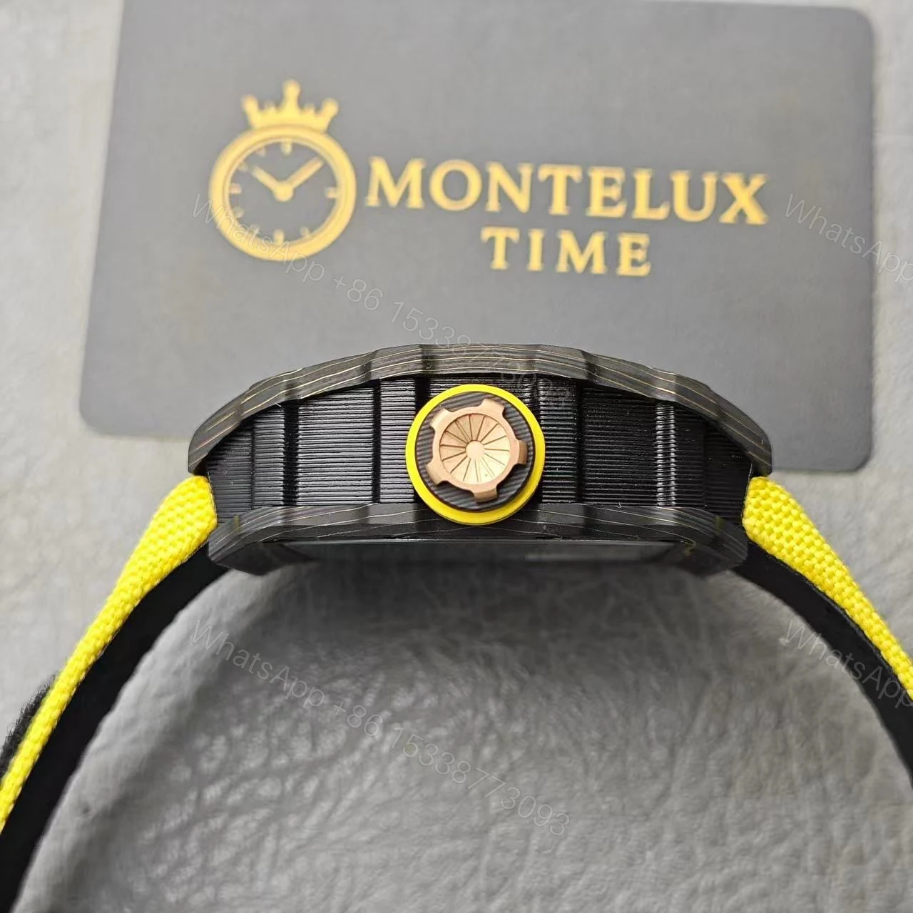 View 16 of Richard Mille Swiss Clone RM 12 01 Real Tourbillon Real Carbon
