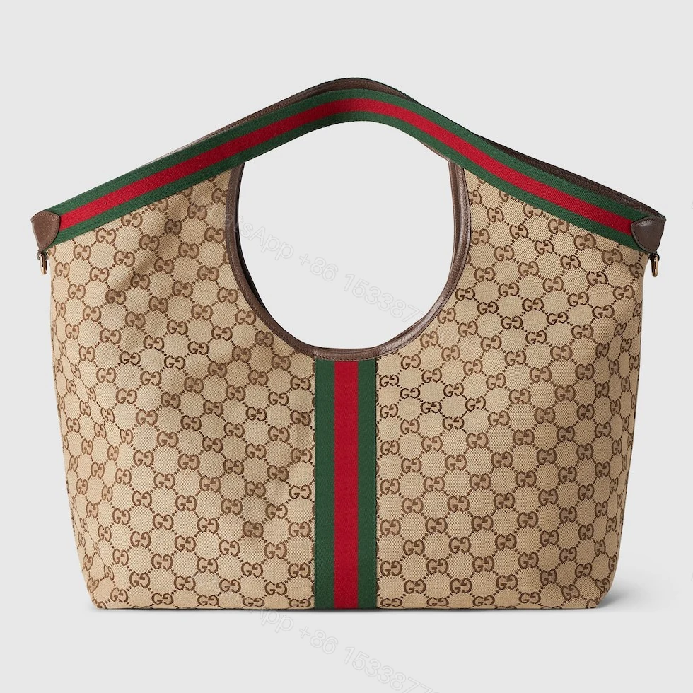View 3 of Gucci Giglio large tote bag in beige
