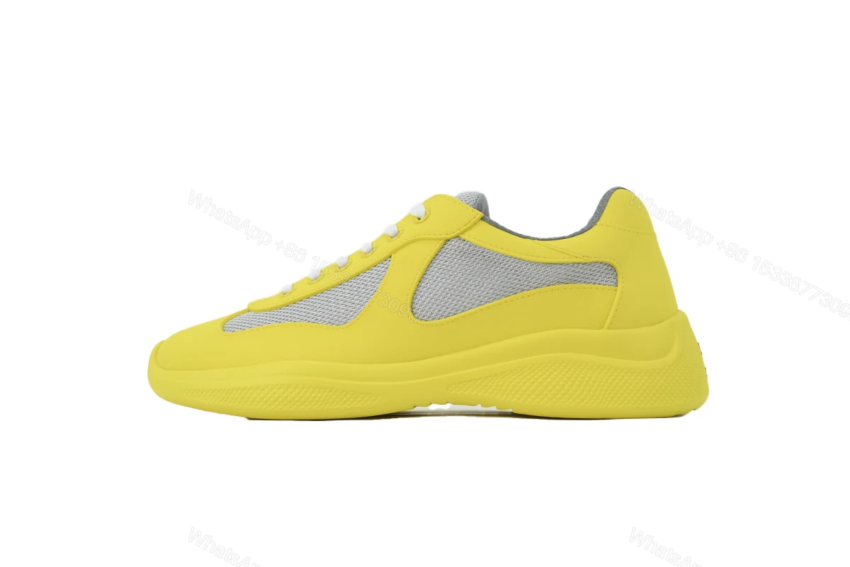 View 9 of Prada Sneakers Rubber Yellow