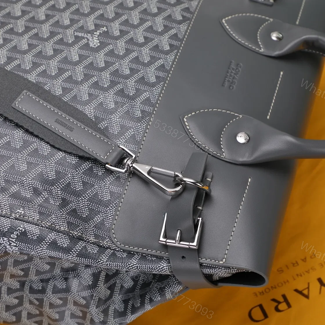 View 8 of Goyard Steamer PM Grey Backpack