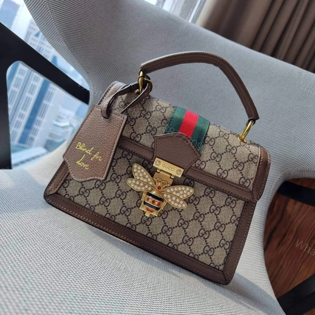 Gucci Queen Margaret Leather Handbag — view 1