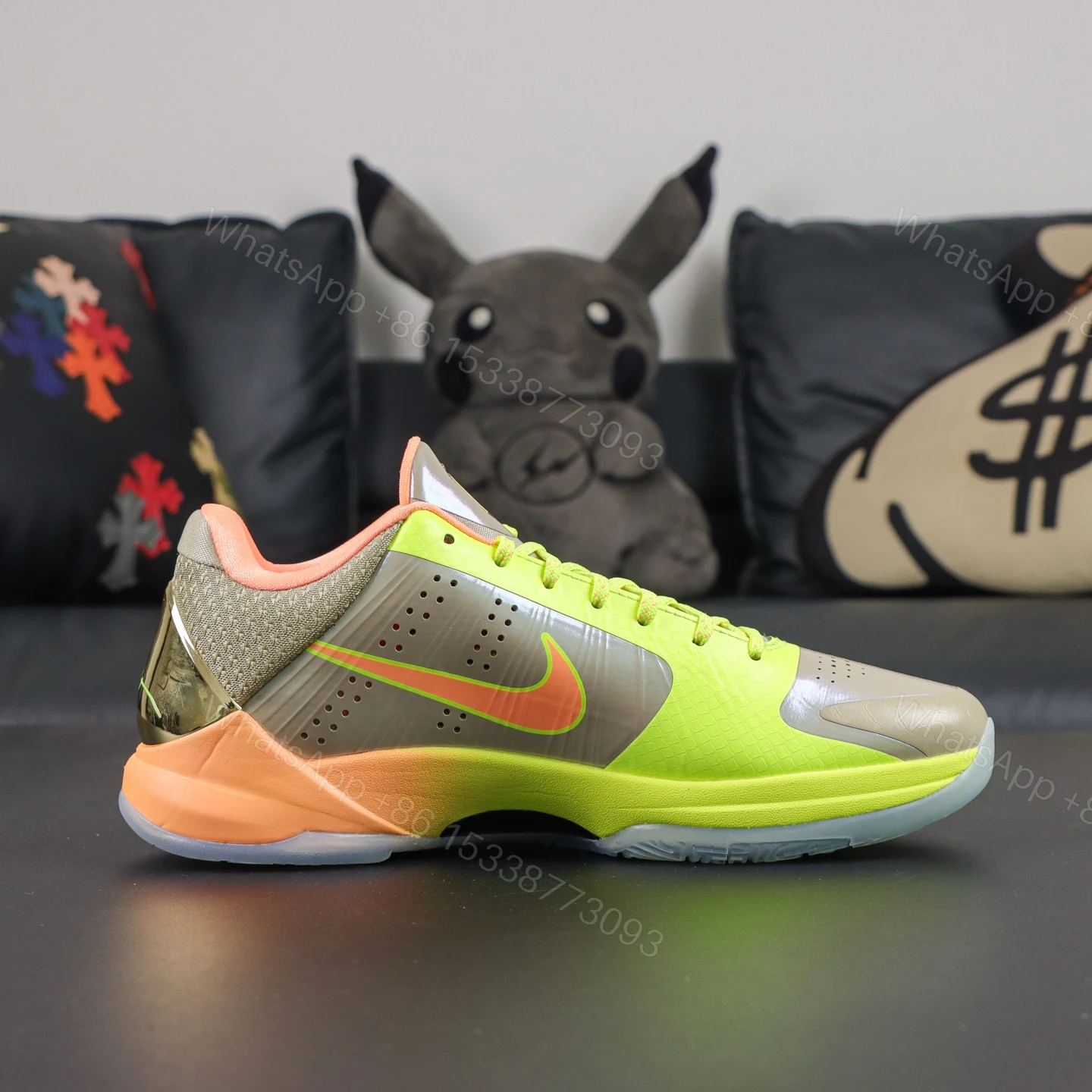 View 2 of Kobe 5 Protro “The Academy” Olive Gold Reps
