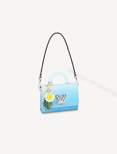 View 2 of LV高仿包包 路易威登a货包包 LV夏日新款浅蓝色渐变Twist中号肩背包