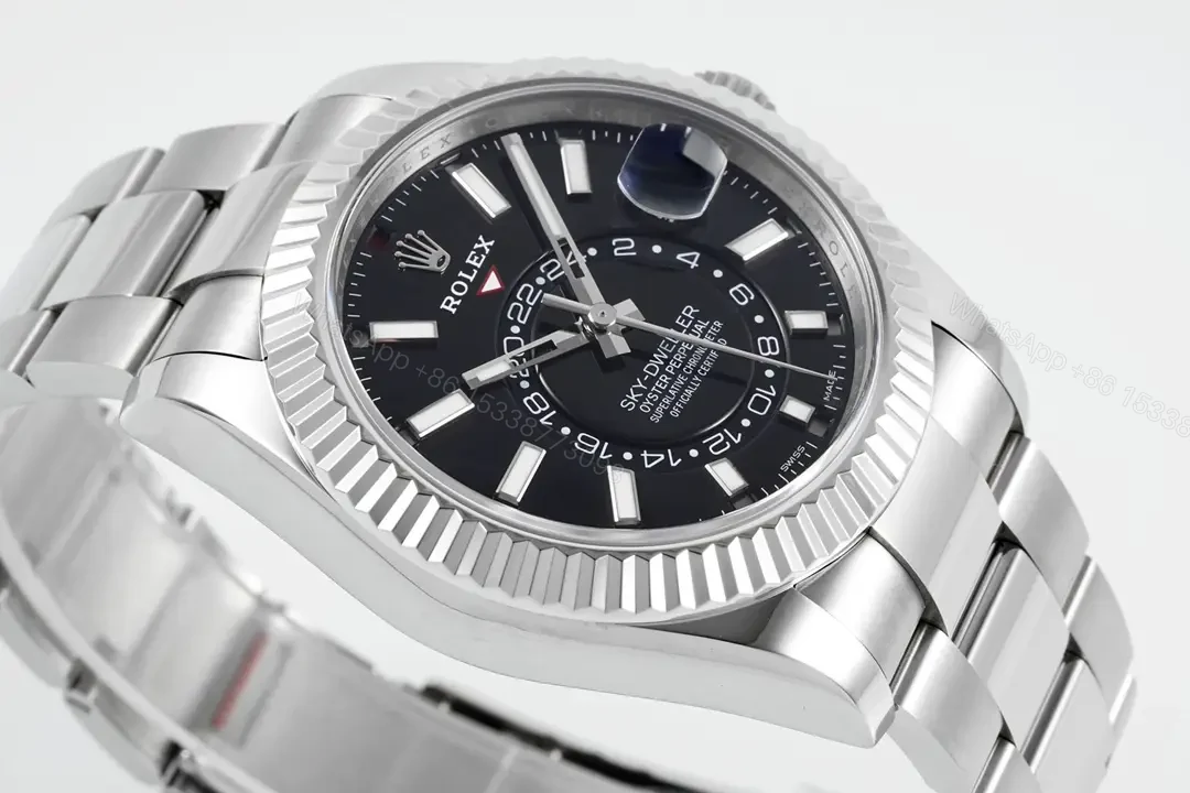 View 3 of Rolex Sky-Dweller Black Dial Oystersteel & White Gold 42MM 336934-0007