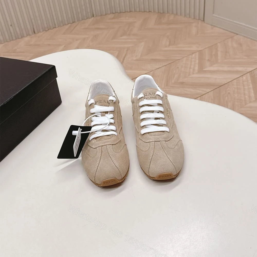 View 4 of PRADA Suede sneakers