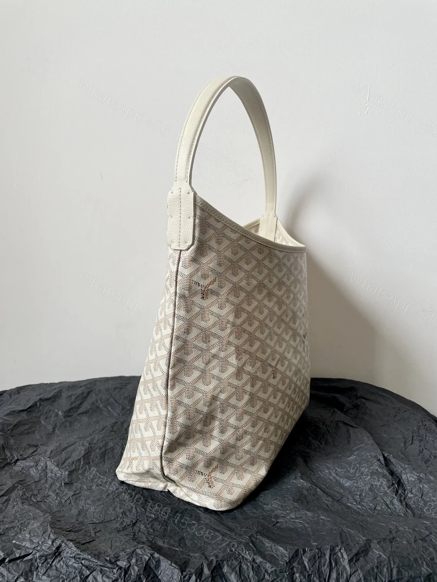 View 2 of GOYARD Goyardine Boheme Hobo White