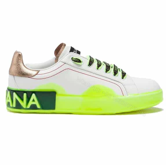 DOLCE & GABBANA PORTOFINO MELT SNEAKERS IN PRINTED NAPPA CALFSKIN – DG17 — view 1
