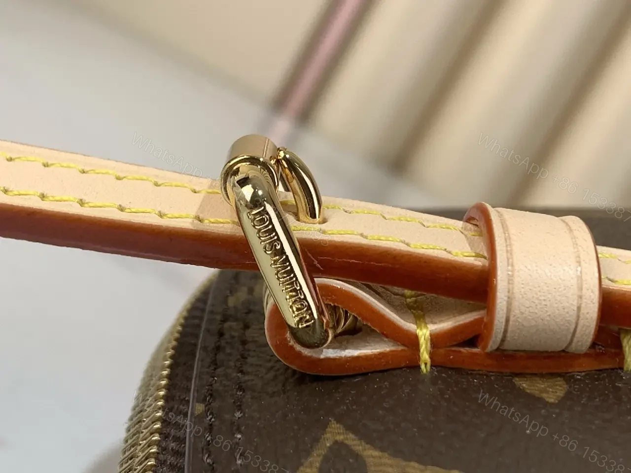 View 9 of Chic Monogram Barrel Bag: Structured, Luxurious Carryall