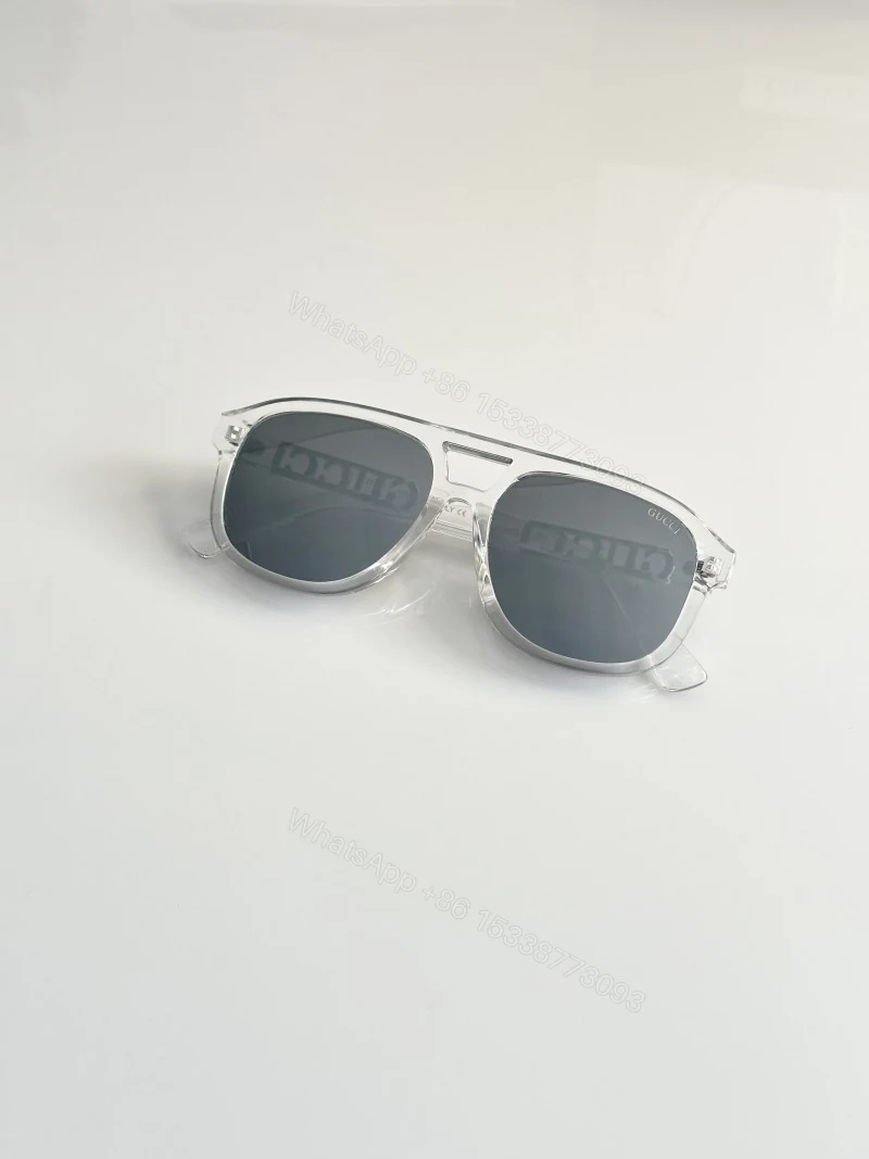 View 3 of First Copy Gucci 0525 Water Silver Mercury Sunglasses
