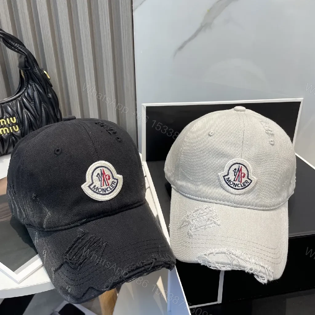 View 8 of Distressed Monogram Cap: Subtle Chic & Everyday Edge