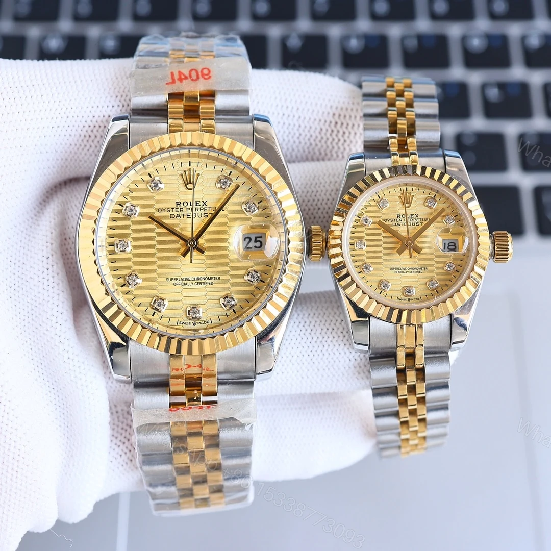 View 2 of Rolex Oyster Datejust Oystersteel Golden Flip Dial 41Mm