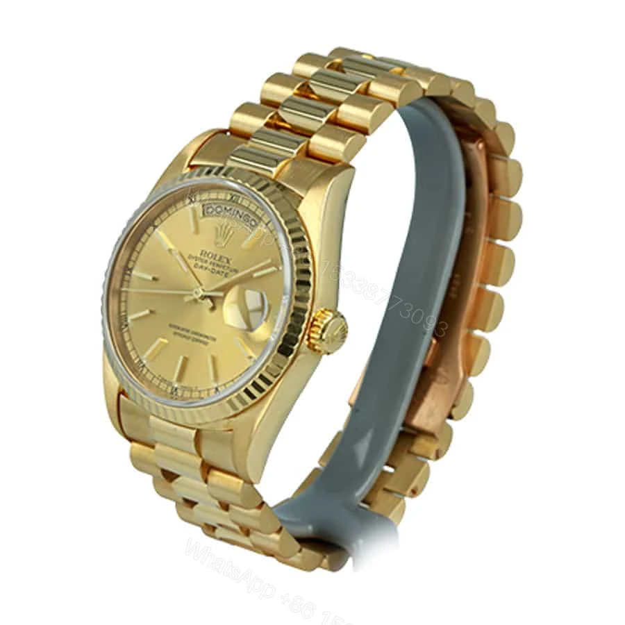 View 2 of Rolex Day-Date 40 228238 Super Clone: 40mm 18k Yellow Gold President Champagne Dial