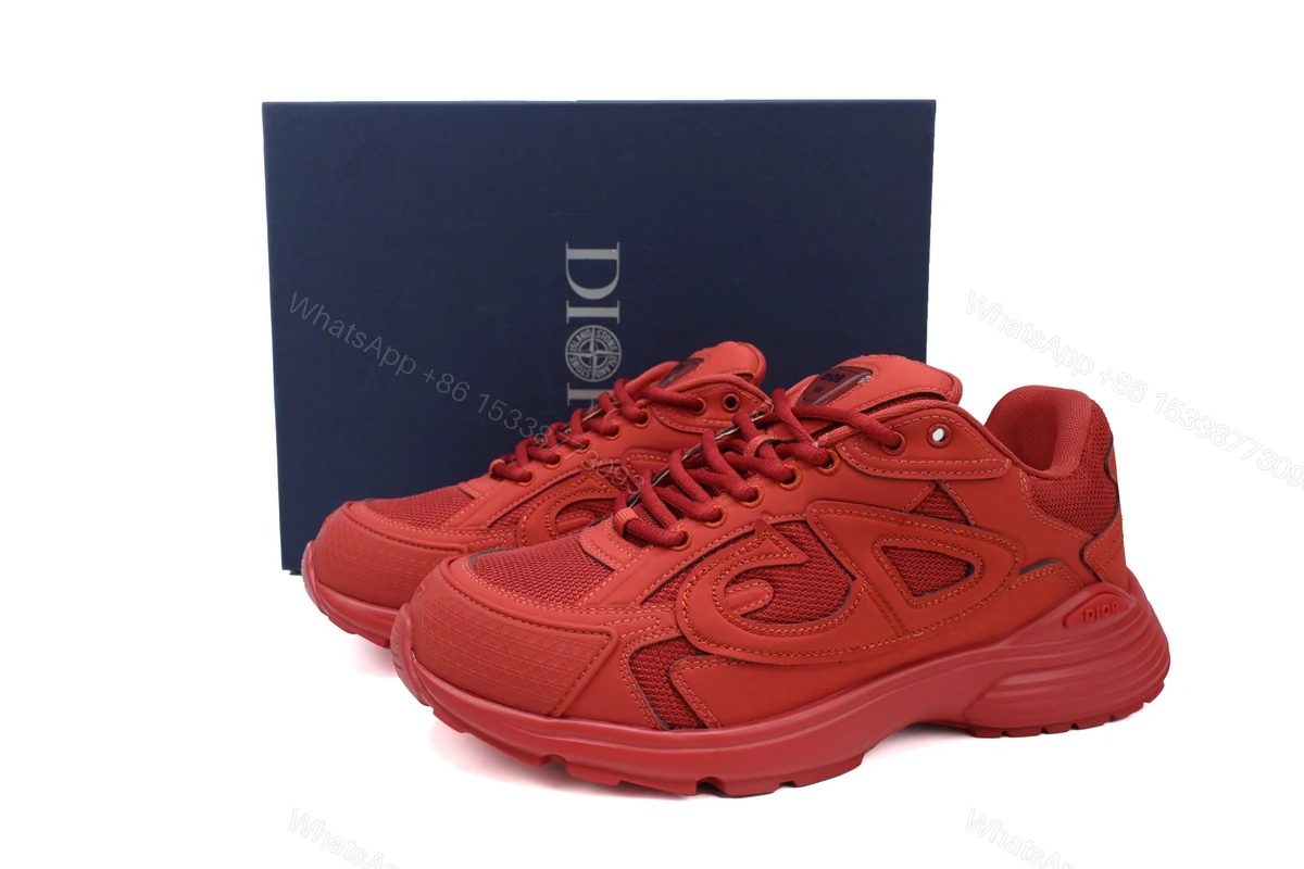 Dior B30 Sneakers Red — view 2