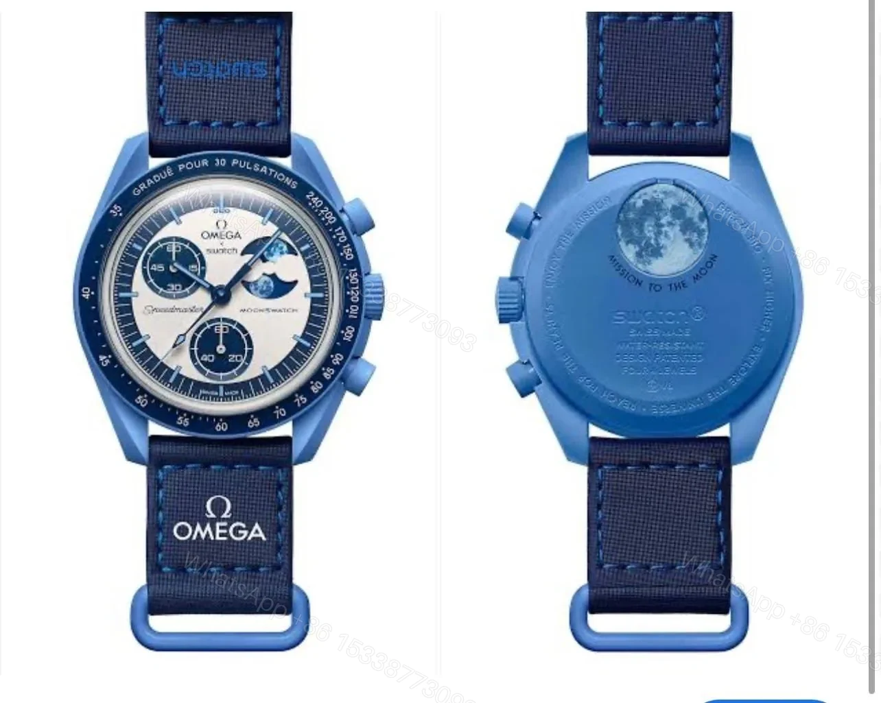View 6 of Swatch x Omega Blue