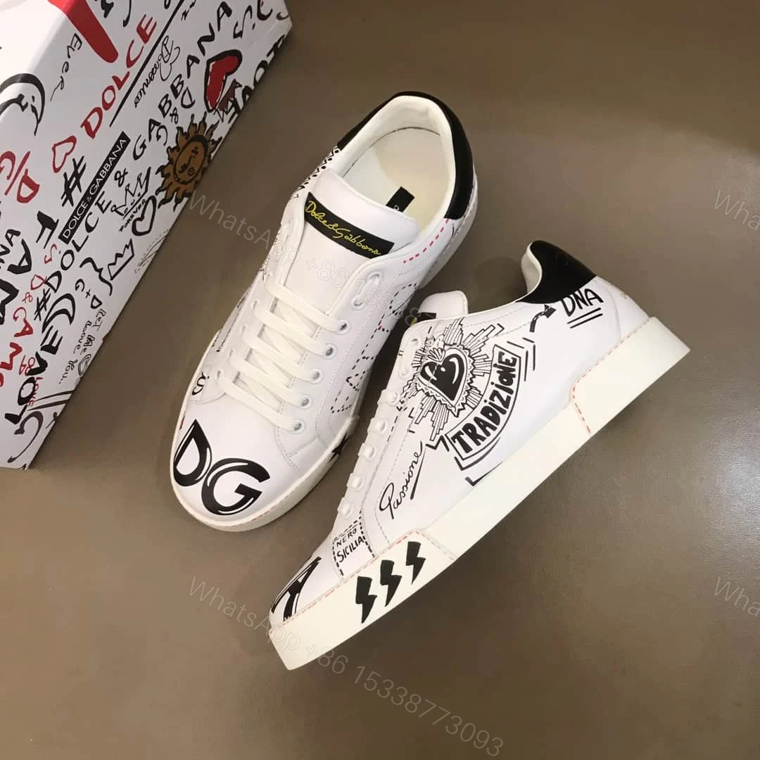 View 3 of DOLCE & GABBANA CALFSKIN NAPPA PORTOFINO SNEAKERS – DG29