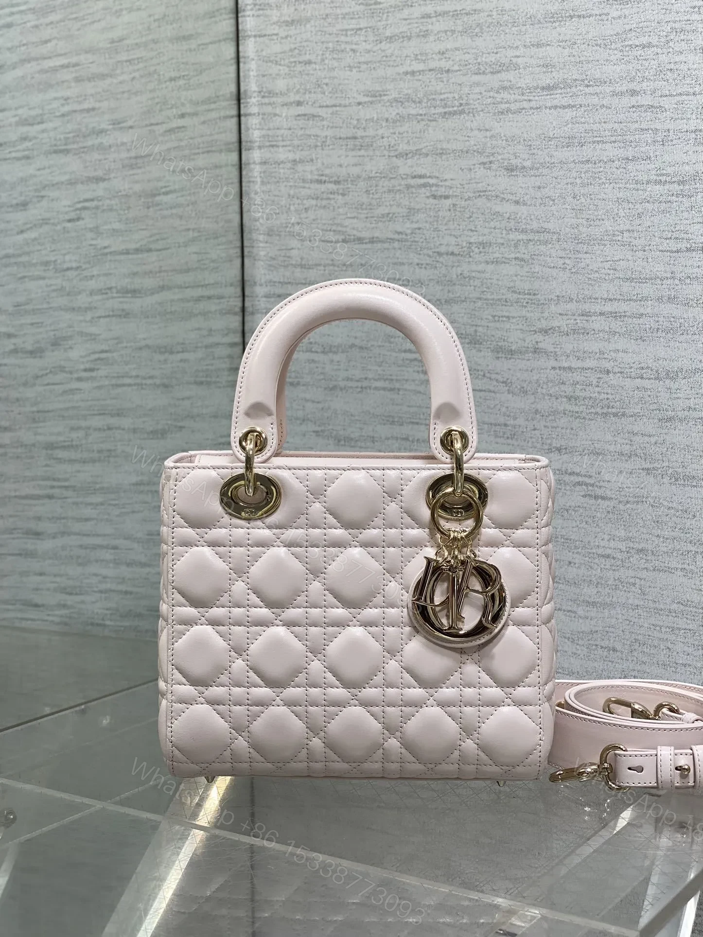 View 2 of Dior Saddle small Pink colour