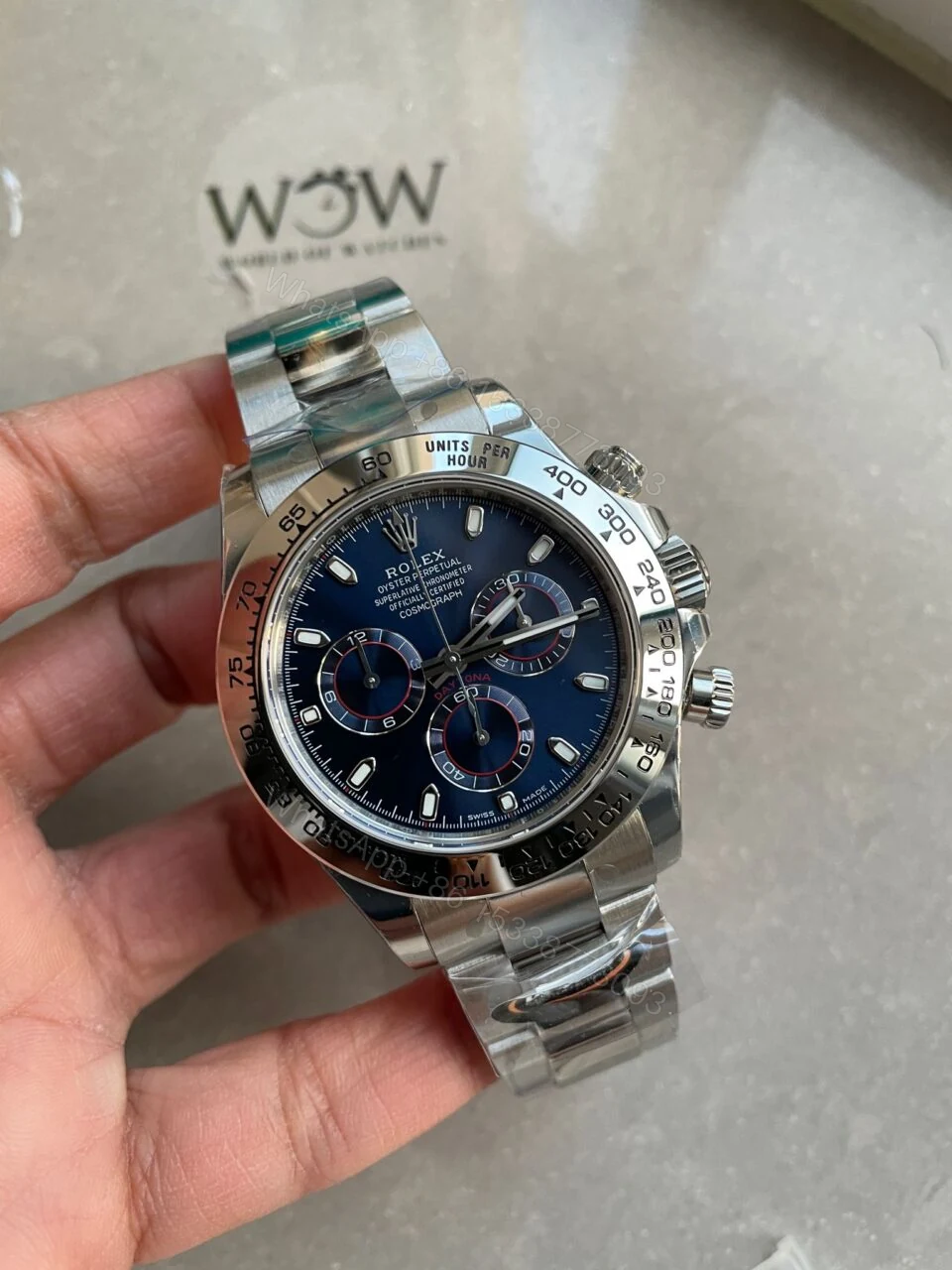 BTF factory 1:1 Rolex Daytona 116509 Best Edition 904L SS Case and Bracelet Blue Dial SA4130 — view 1