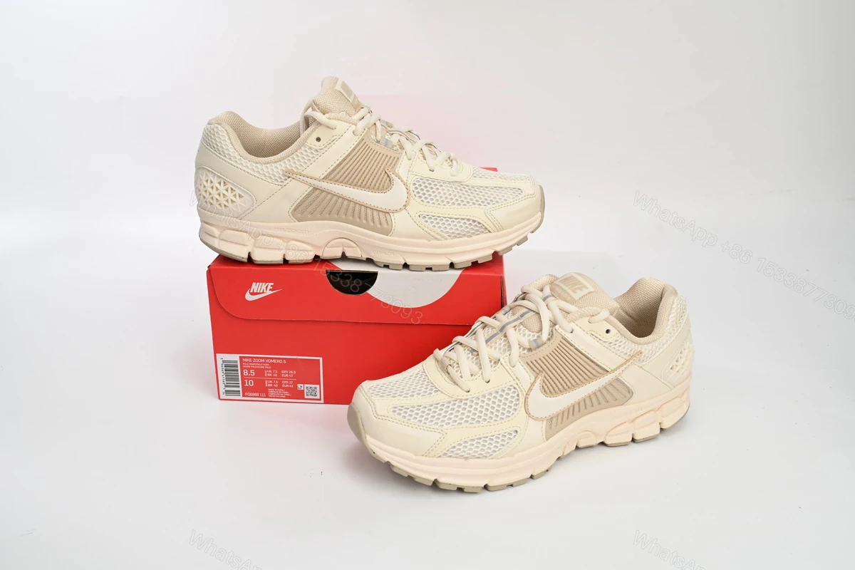 View 2 of Nike Air Zoom Vomero 5 Beige Brown FQ6868-111