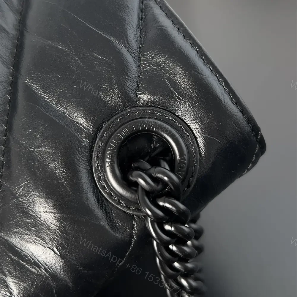 View 5 of 高仿BalenciagaCrush鏈條包中號S