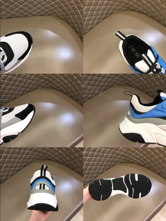 View 5 of B22 SNEAKER TECHNICAL MESH WITH AND CALFSKIN – CD108