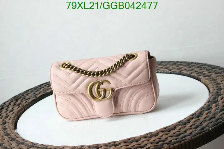 View 25 of Mini Gucci GG Marmont Bag in Red Matelassé Leather 768543