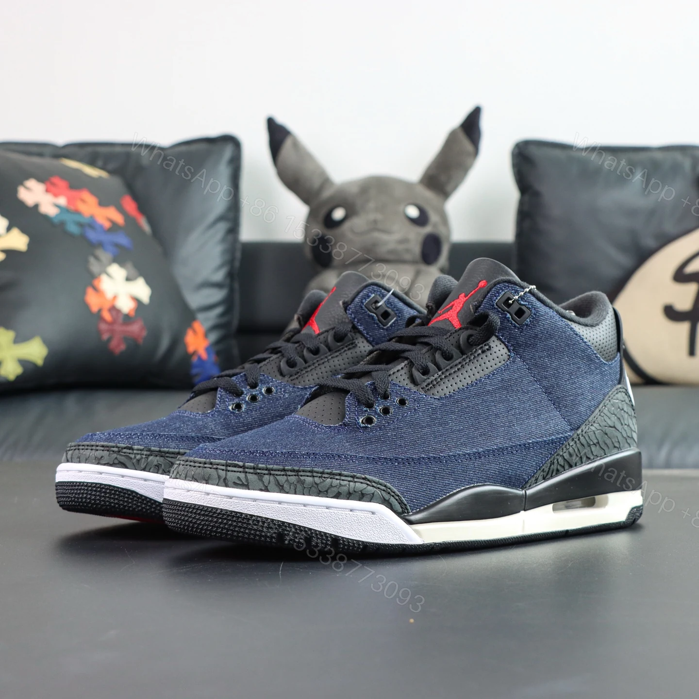 View 7 of Levis x Jordan 3 Retro Indigo