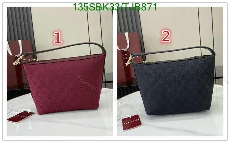 Gucci Red Super Mini Shoulder Bag with Leather Trim Finish 795168 — view 2