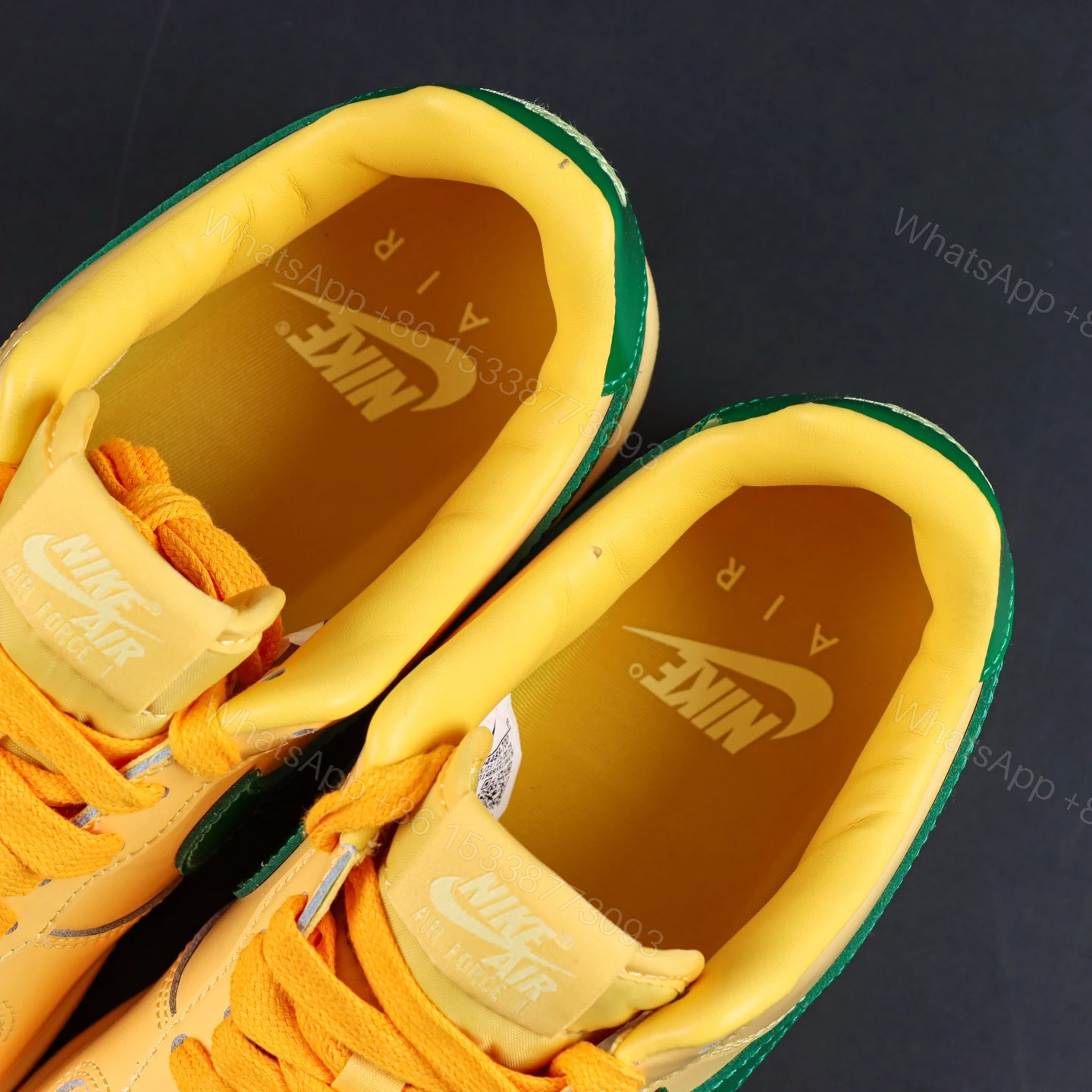 View 4 of Air Force 1 Patent “Topaz Gold”