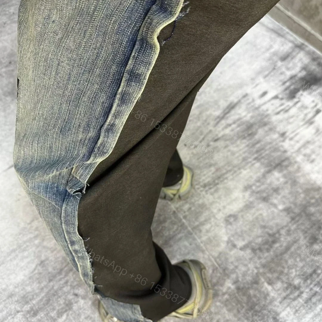 View 12 of 高仿Balenciaga*SS24系列783697塗層字面牛仔褲