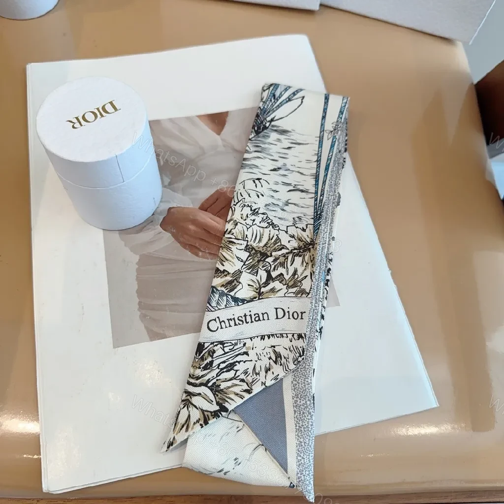 View 6 of Textured Botanical Scarves: Luxe Patterned Accessory Style