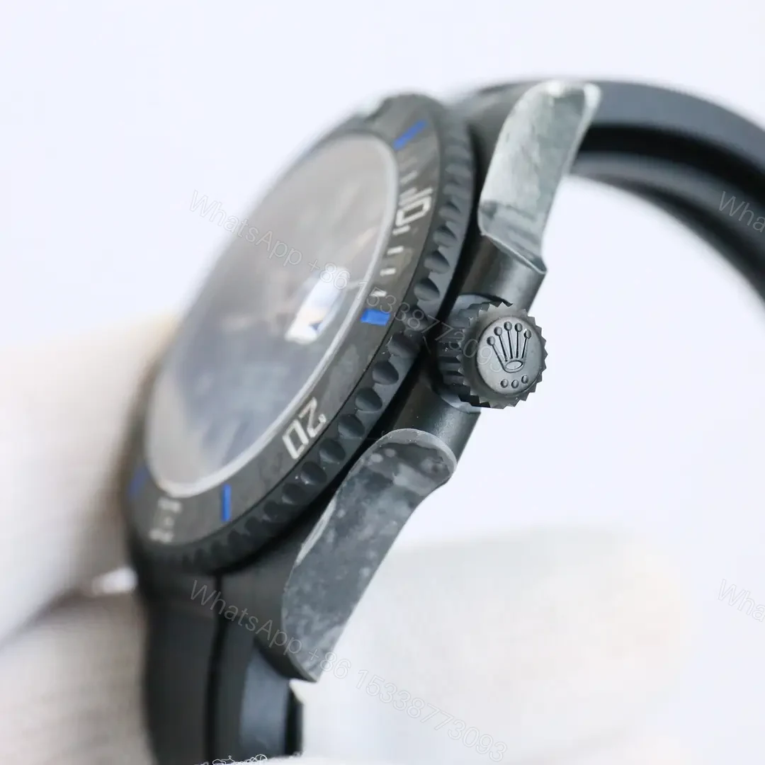 View 4 of Fearless black carbon submariner replica 40MM Blaken B33 Edition RG-BLAKEN-SUB-B33-BLACK-CARBON