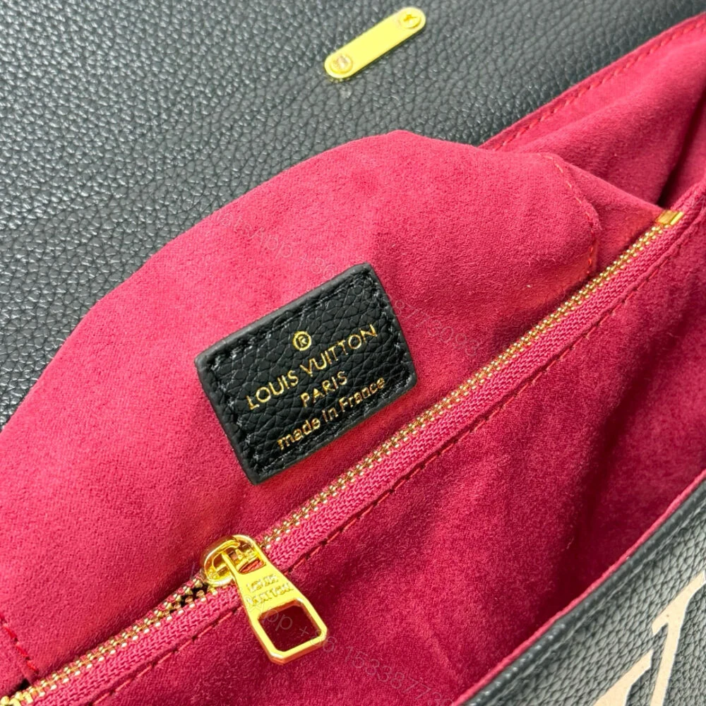 View 10 of Louis Vuitton Madeleine MM Monogram Empreinte Black Beige 30Cm
