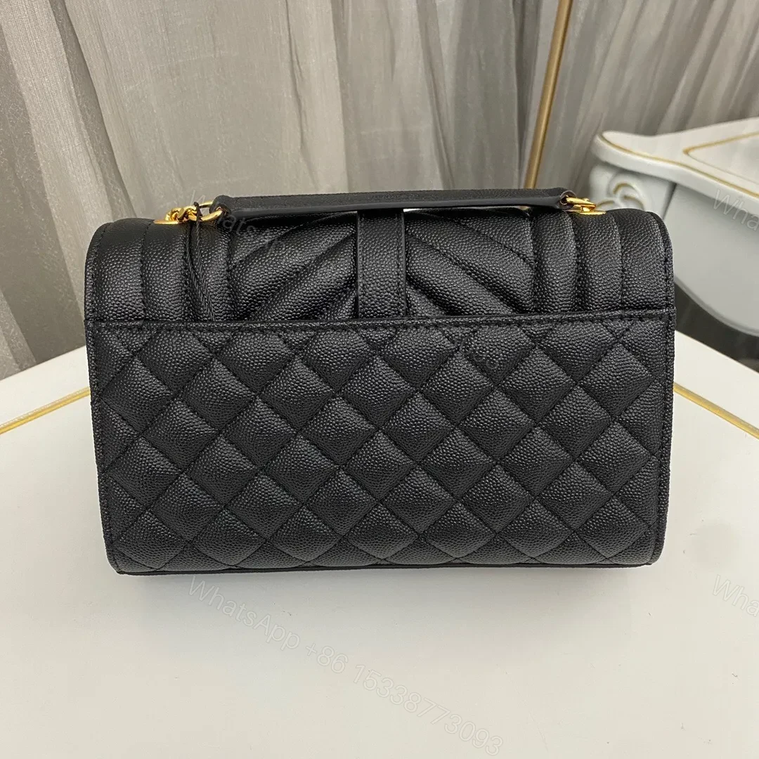 View 3 of Saint Laurent Envelope Bag Small Black