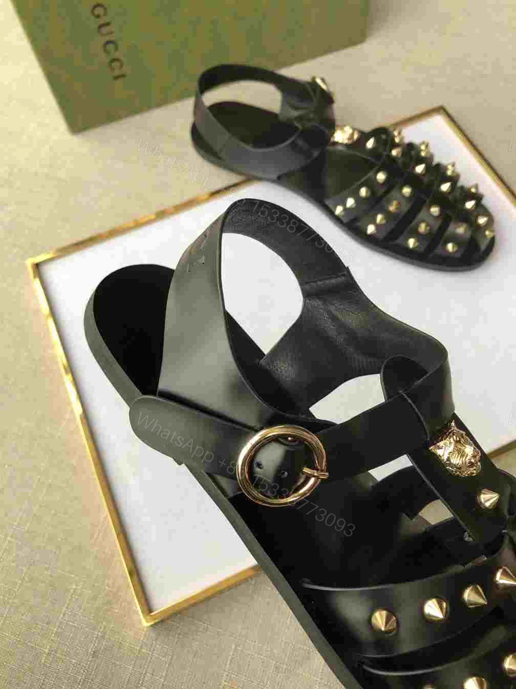 View 4 of GUCCI SANDAL WITH DOUBLE G – SDG004