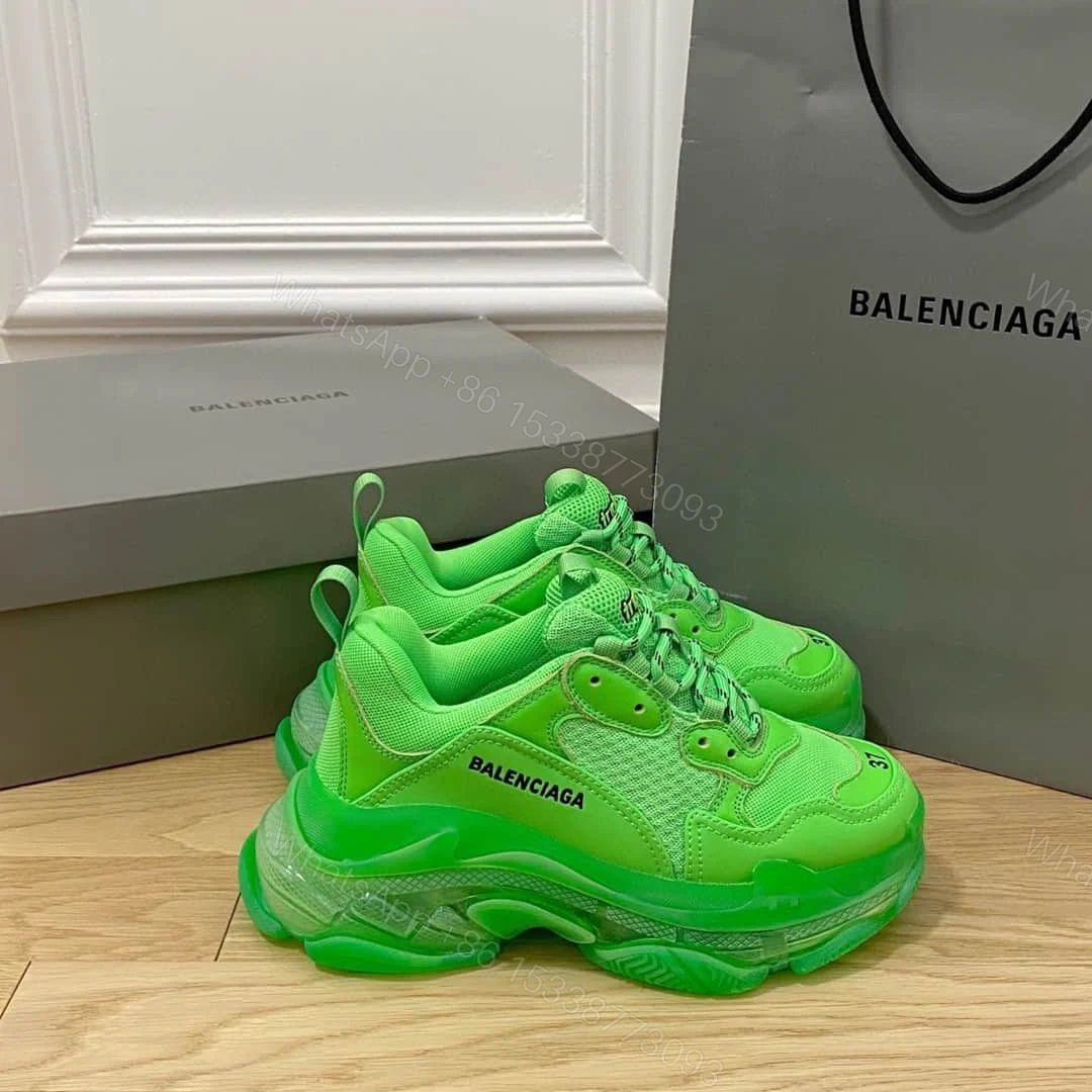 View 2 of BALENCIAGA MEN’S TRIPLE S SNEAKER CLEAR SOLE – BB196