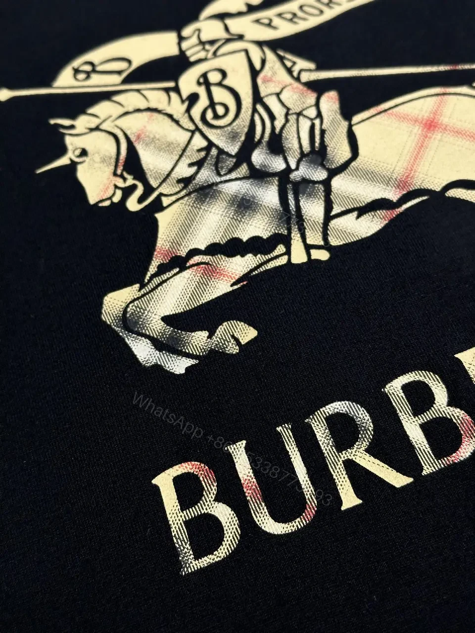 View 8 of Black Heavyweight Cotton Graphic Tee, Relaxed Fit, Bold Crest