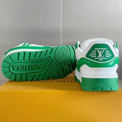 View 6 of LOUIS VUITTON LV TRAINER MAXI SNEAKERS IN GREEN – LSVT333