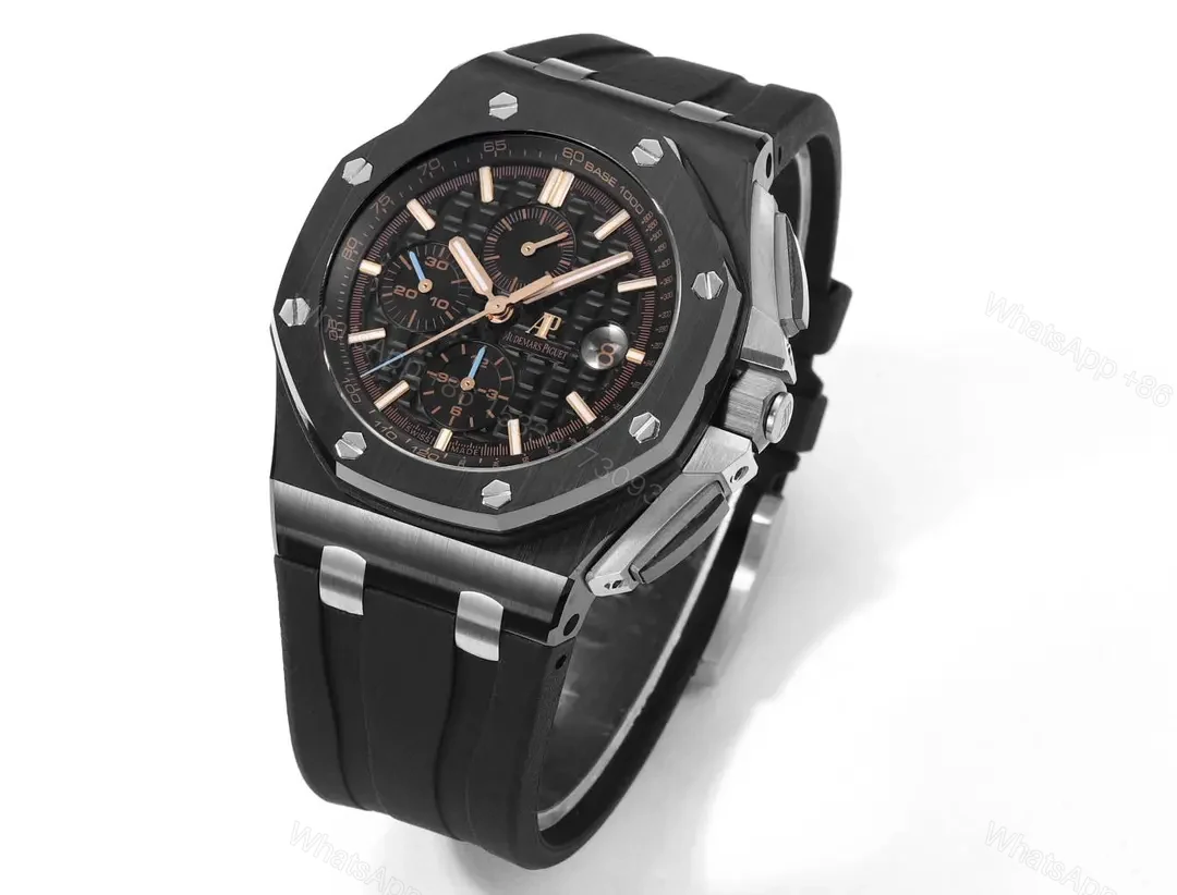 View 4 of KZ Factory Audemars Piguet Royal Oak Offshore Black Ceramic Chronograph Watch