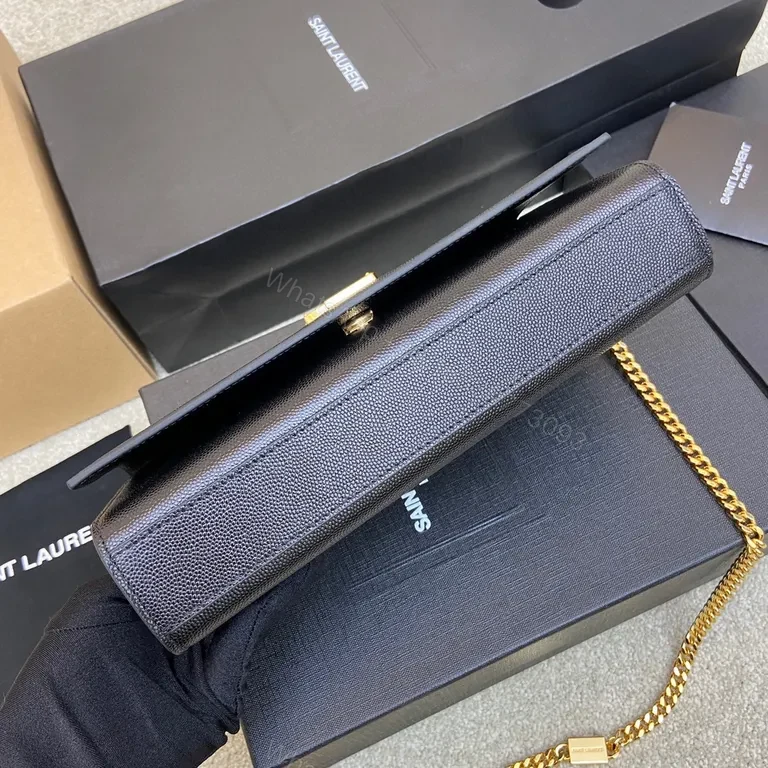 View 9 of Saint Laurent Kate Wallet on Chain: Luxury, Compact, Hands-Free