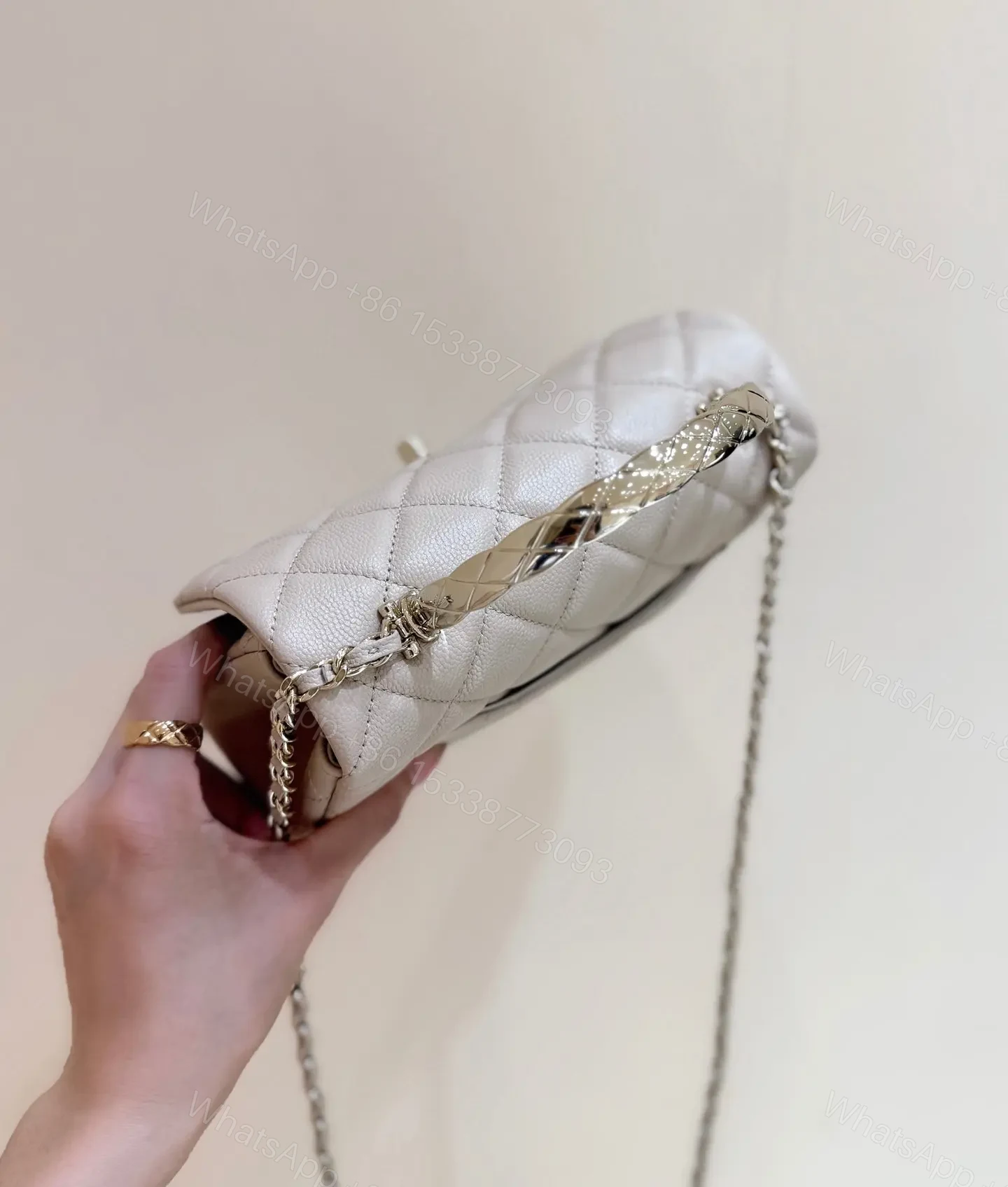 View 6 of Chanel Nano Coco Handle bag Gold Hardware