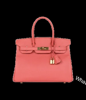 Hermès Birkin 30 Flamingo Epsom Gold Hardware — view 1