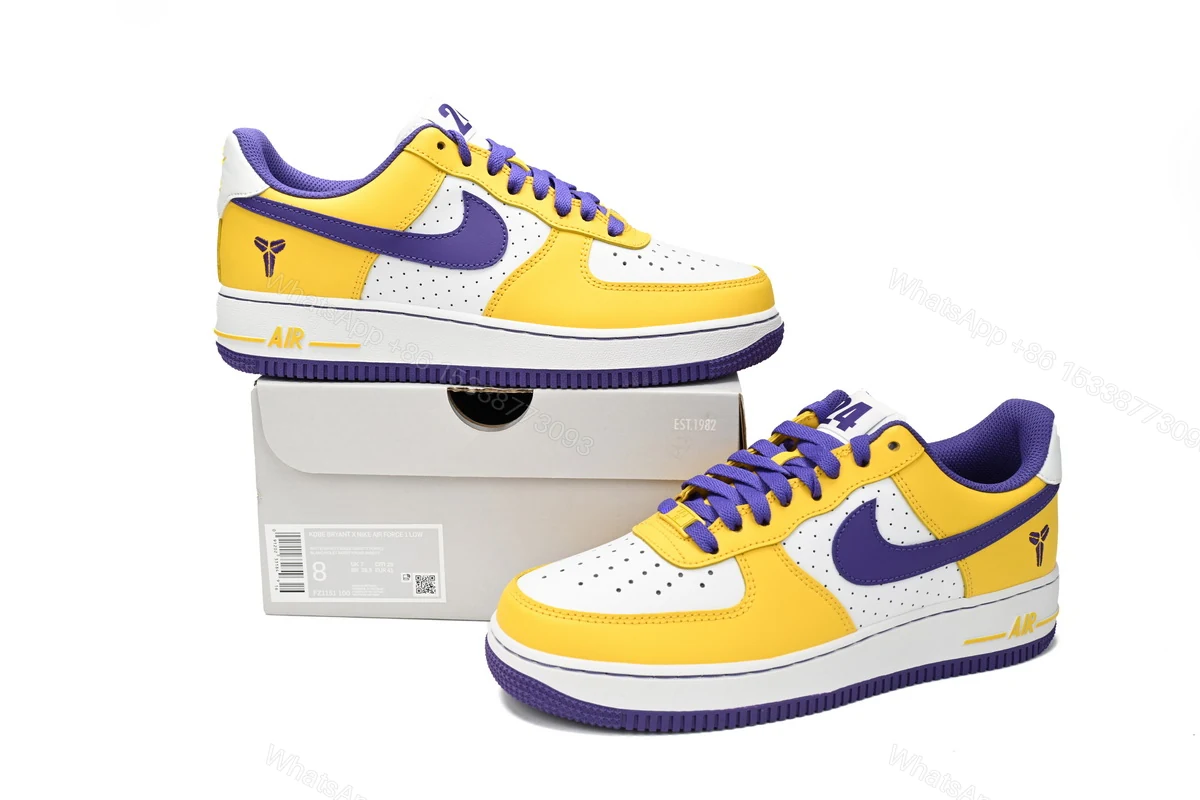 View 2 of Nike Kobe Bryant x NK Air Force 1 Low Retro QS FZ1151-100